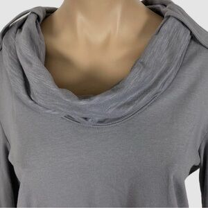 Neon Buddha Indigo Cowl Neck Top